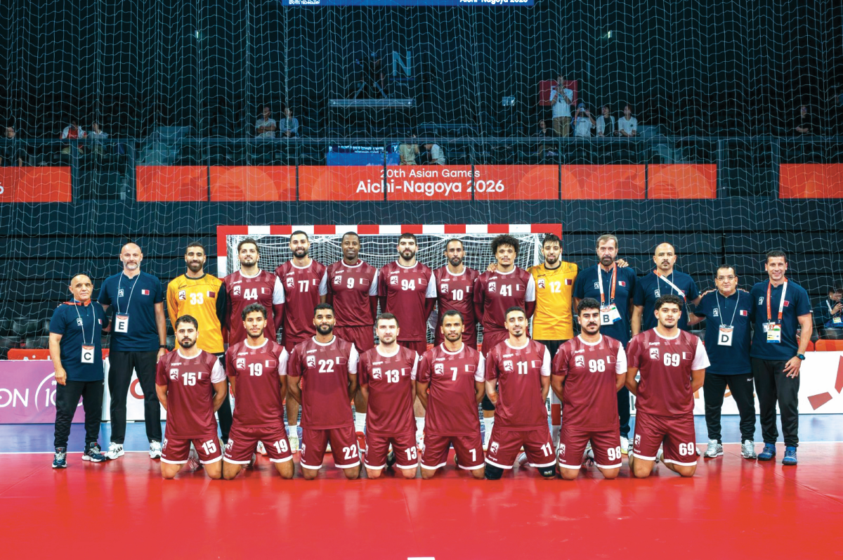 قطر تواجه اليابان لحسم صدارة المجموعة في كرة اليد بآسياد 2026