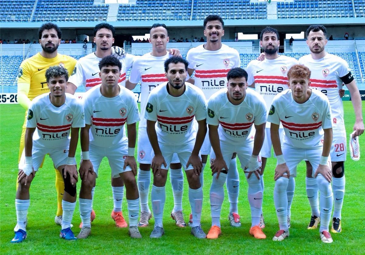 تشكيلة الفريق الأول لكرة القدم بنادي الزمالك