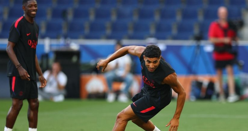 الدوري الفرنسي..حكيمي يستأنف تداريبه بشكل فردي بعد الإصابة