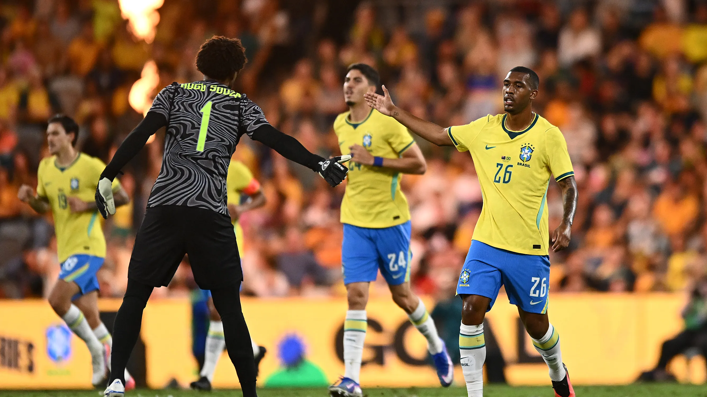 البرازيل تتعادل مع أستراليا 1-1 بهدف قاتل في ودية تاونزفيل