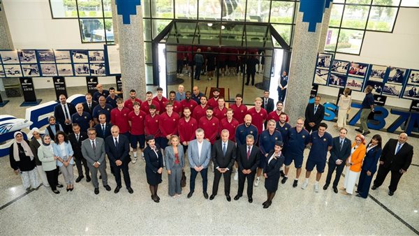 برشلونة لكرة اليد يزور مقر مصر للطيران في القاهرة خلال سوبر جلوب 2026
